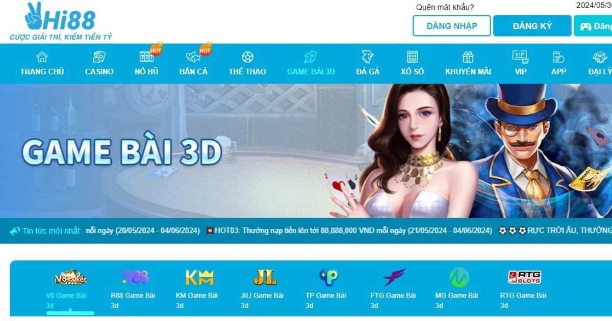 Quá trình phát triển sân chơi game bài HI88