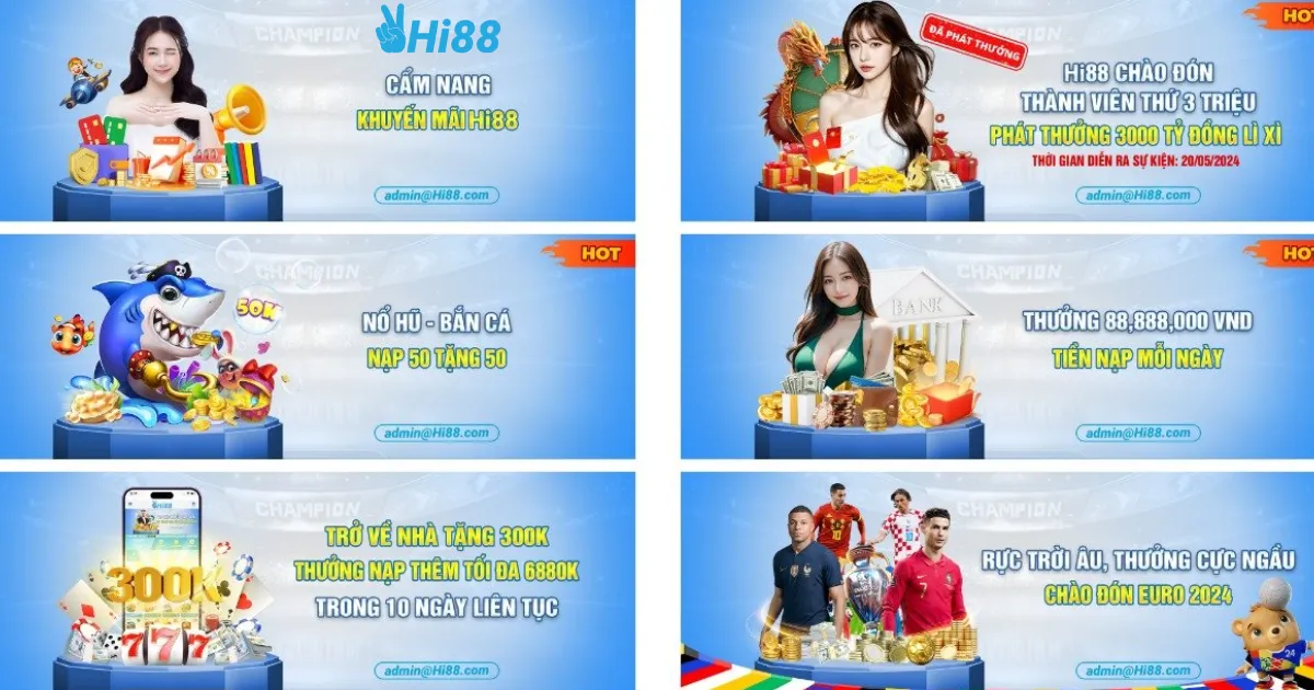 Trang web Hi88.ceo cung cấp những thông tin gì?